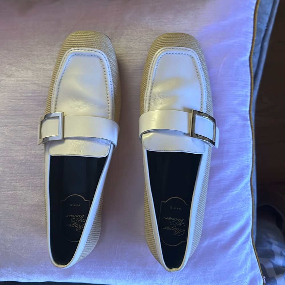 Roger Vivier flats. Like new with the exception of scuffing on the sole